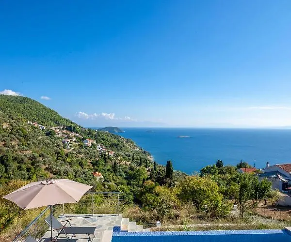 Olea Skopelos With Swimming Pools & Sea View Villa