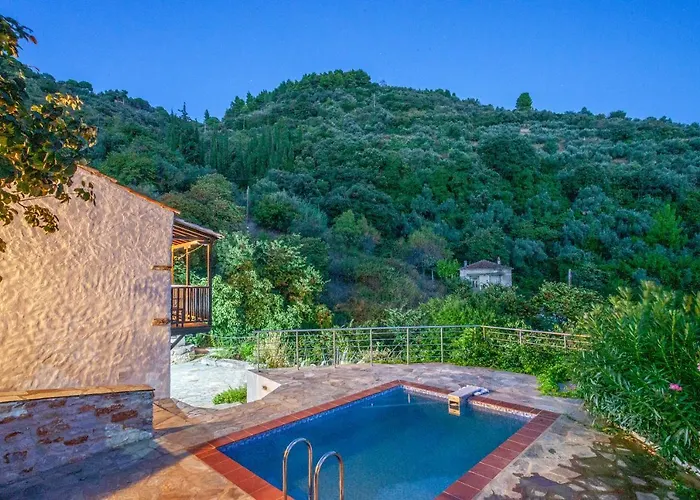 Olea Skopelos With Swimming Pools & Sea View Villa