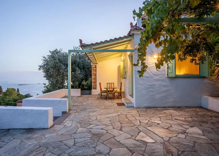 Olea Skopelos With Swimming Pools & Sea View Villa